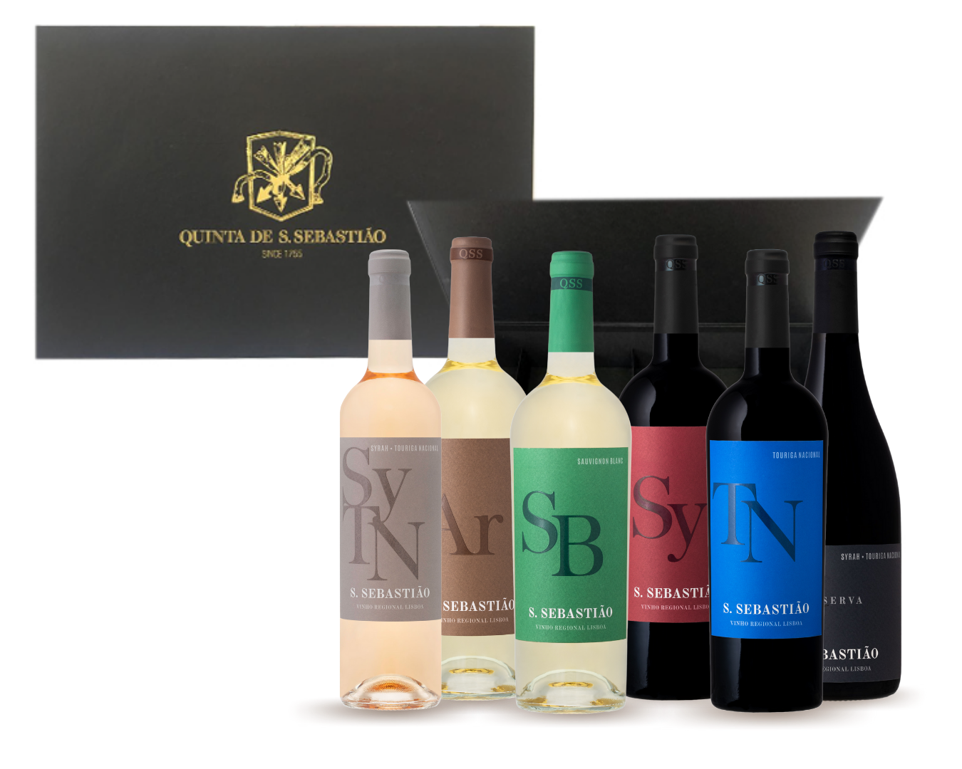 Conjunto Presente de seis garrafas de Vinho São Sebastião